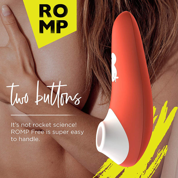 ROMP Switch - Clitoral Sucking Toy Clitoris Vibrator for Women with 6 Intensity Level Quiet Fun | Orange