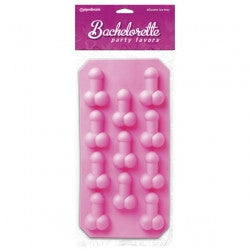 Bachelorette Party Favors - Silicone Penis Ice Tray/Chocolate Mould - Pink