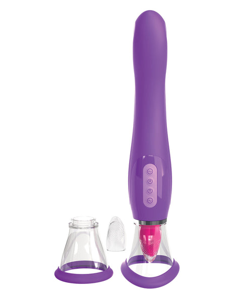 Fantasy For Her Her Ultimate Pleasure Clitoral Suction Toy With Vibration, Tongue and G-Spot Stimulation