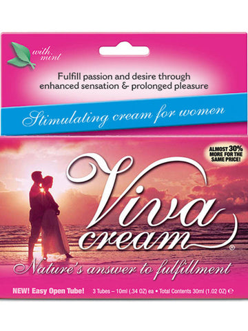 Viva Cream Female Arousal Gel 10ml 3 Tube Box