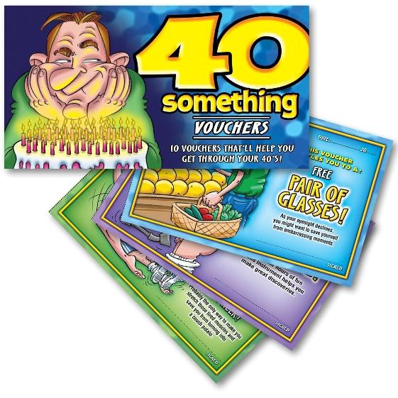 40 Something Vouchers For Him 10 Hilarious Vouchers That'll Help You Get Through Your 40's